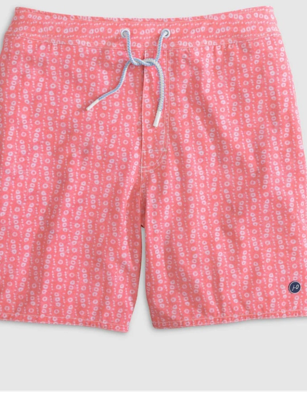 johnnie-O The Half Elastic 7" Surf Shorts  Pink Size L Azalea Sz L